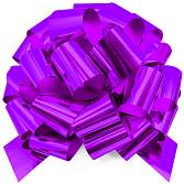 Бант металлик Фиолетовый 36 см / 661050  
