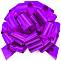 Бант металлик Фиолетовый 36 см / 661050  