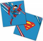 Салфетки бумажные "Супермен" синий 33 см, 20 шт 286208