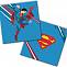 Салфетки бумажные "Супермен" синий 33 см, 20 шт 286208