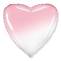 Сердце Градиент розовый 32"/1204-1008