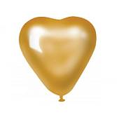 Сердце 5" металлик золото