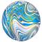 16" 3D СФЕРА Голубой Мрамор в упаковке (Анаграм)
