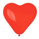 Сердце 16" Кристалл красное (SP) 1105-0146