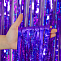 Занавес "Дождик" Фиолетовый Голография 100*200 см (Китай) 6014419