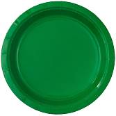 Тарелка зеленая 17 см. 6 шт. 1502-6209