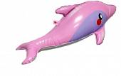 37" 3D Дельфин розовый / Китай 19634