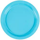 Тарелка голубая 17 см. 6 шт. 1502-6083