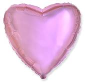 Сердце розовое нежное 18" 1204-0539