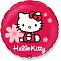 18" Hello Kitty в цветочках (Flexmetall)/1202-1790