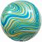 Сфера 3D Мраморная иллюзия зеленый агат 24" (Китай)/550572G