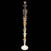 Стойка для шаров "Фонтан" 1,9 м. с подсветкой теплый белый, 25 насадок (Китай) 6232533