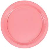 Тарелка розовая 17 см. 6 шт. 1502-6075