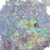 Конфетти фольга звезда "Серебро голография" 1,5 см 50 гр./6015203