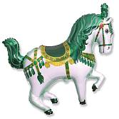 Лошадь цирковая зеленая / Flexmetal 