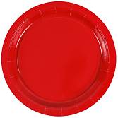 Тарелка красная 17 см. 6 шт. 1502-6067