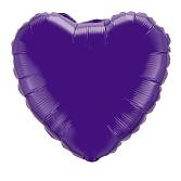 Сердце фиолетовое 32" 1204-0126