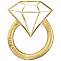 Кольцо бриллиант золотое (Anagram)/1207-5328