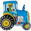 Трактор синий / Grabo 1207-4033