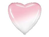 Сердце Градиент розовый 18"/1204-1001