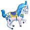 Лошадь цирковая синяя / Flexmetal
