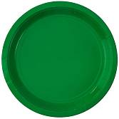Тарелка зеленая 23 см. 6 шт. 1502-6208