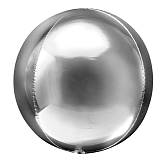 Сфера 3D Серебро 20" (Китай)/ 550003/550108
