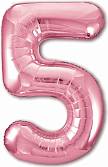 Цифра 5 - 40" Slim Розовый Фламинго (Россия) / 755396
