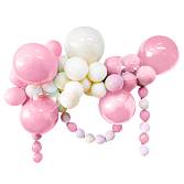 Гирлянда Розовый микс пастель из воздушных шаров, 51 шт. в уп./6233272