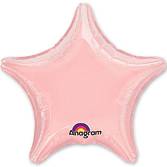 Звезда пастель розовая 19" (Анаграм) / 1204-0055