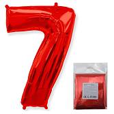 Цифра "7" - красный в упак/ Flexmetal