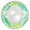 Сфера 3D Bubble Deco 18" Зеленые листья (Китай)/550170 1202-3303